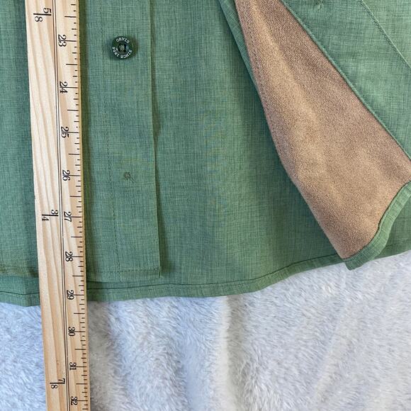 Orvis Men Outdoor Classic Collection Button Up Fishing Shirt  L Green Utility - Picture 6 of 8